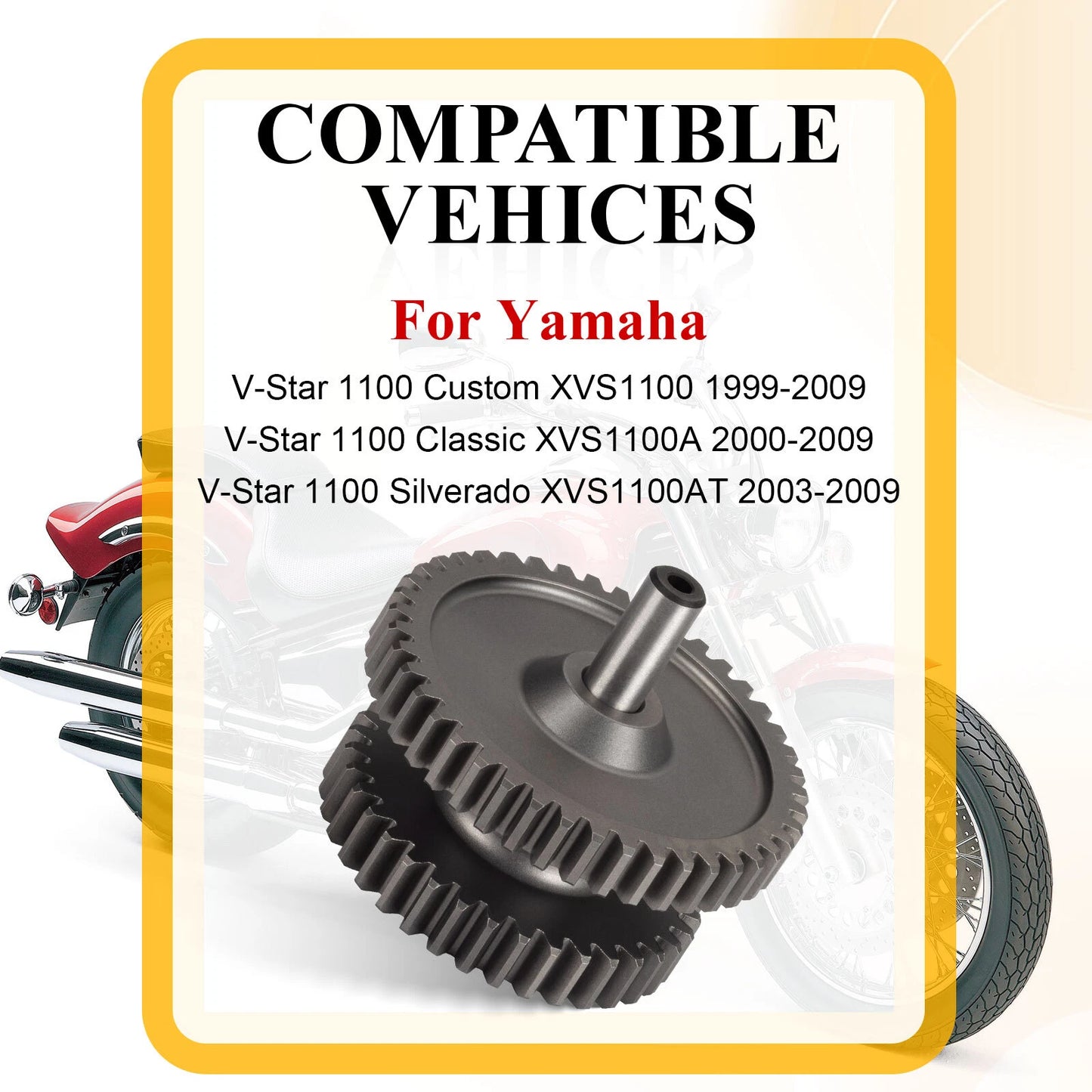 Starter Motor Idle Gears for Yamaha V-Star 1100 XVS1100 (2000-2009)