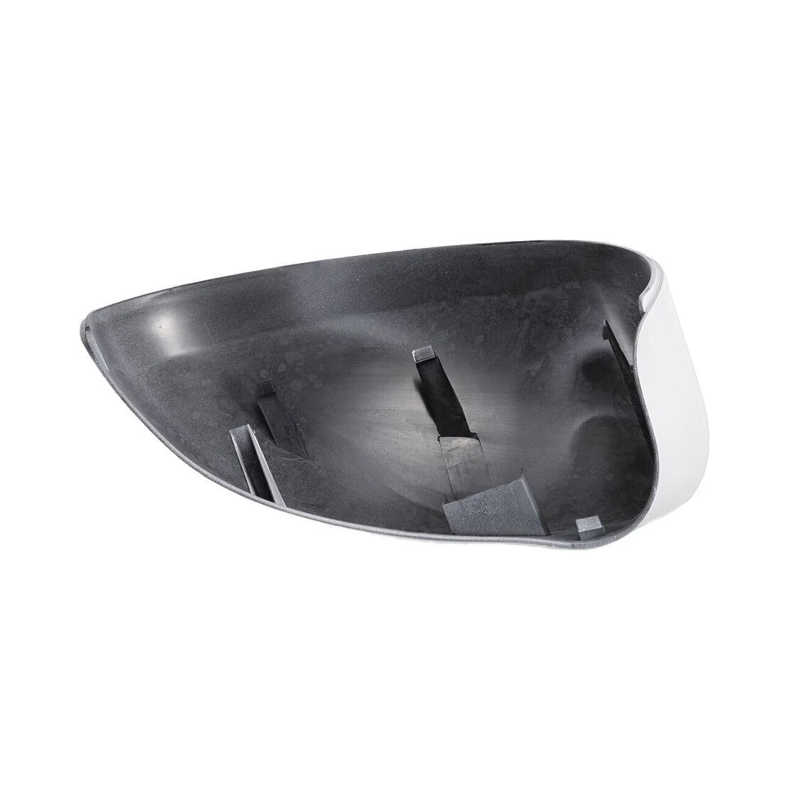 White Rearview Side Mirror Cover Caps for Fiat 500 (2007-2023)