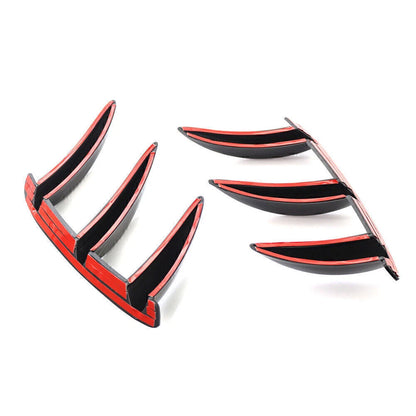 Gloss Black Rear Bumper Splitter Canard for Benz W176 A200 A250 A45