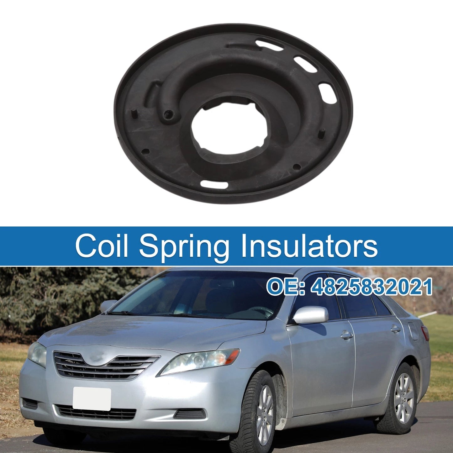 Coil Spring Insulators for Toyota Camry 2004-2011 (2 x Insulators)
