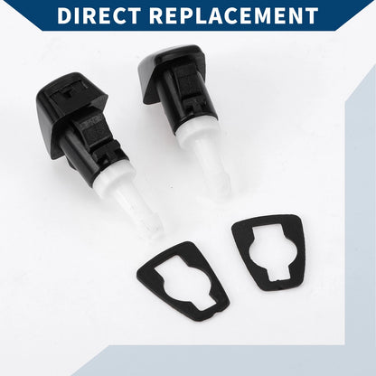 2 x Front Windshield Washer Nozzles for Dodge Durango (2011-2023)