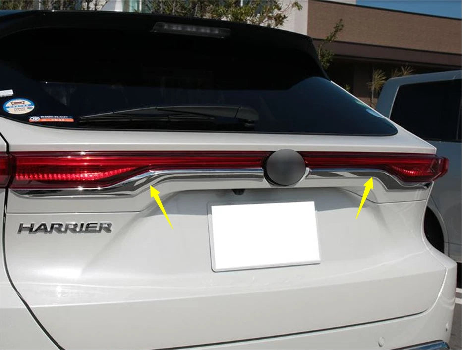 Chrome Tailgate Rear Boot Door Molding Trim for Toyota Harrier Venza (2020-2024)