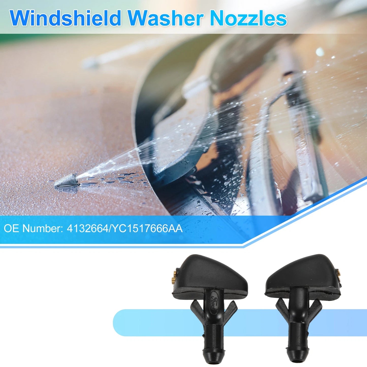 Windshield Washer Nozzle  for Ford Transit V184-V347 (2000-2014)