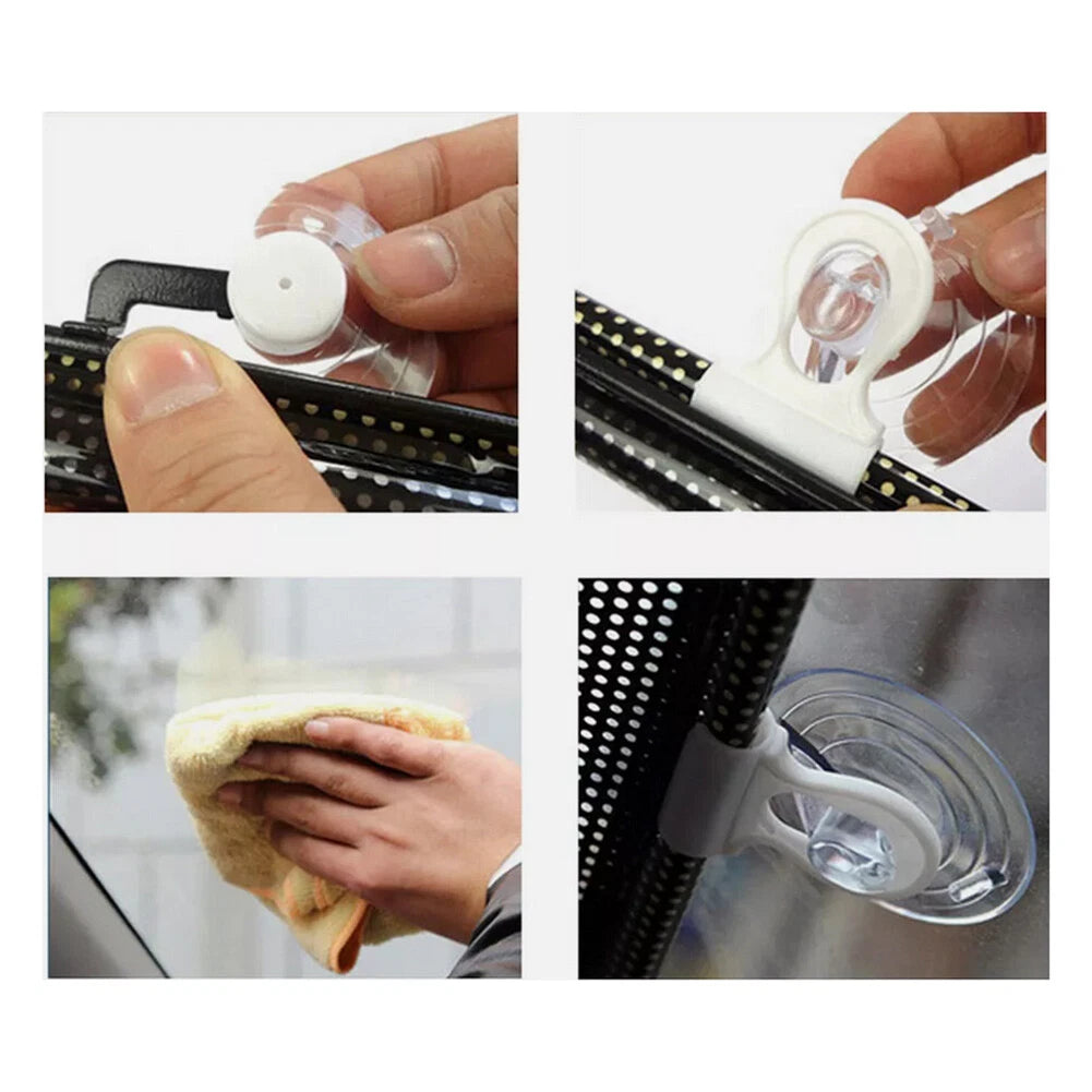 Retractable Baby Sun Shade Cover for Car Side Window - Universal Fit