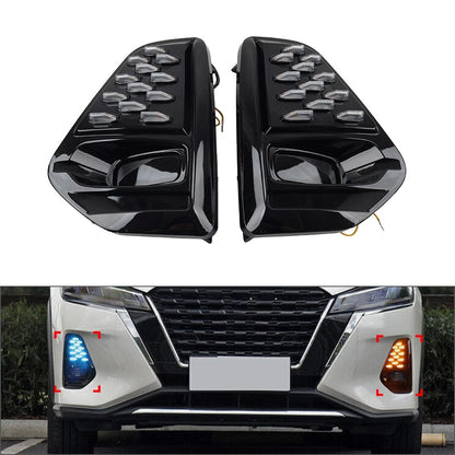 Daytime Running Lights Front Bumper Fog Lamp for Nissan Kicks (2021-2022)