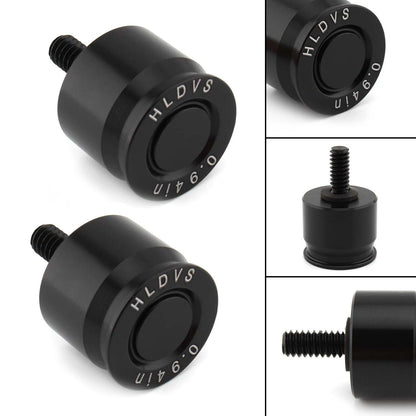 2 x Seat Bolt Aluminum Anodized Black for Harley Dyna Softail (2006-2023)