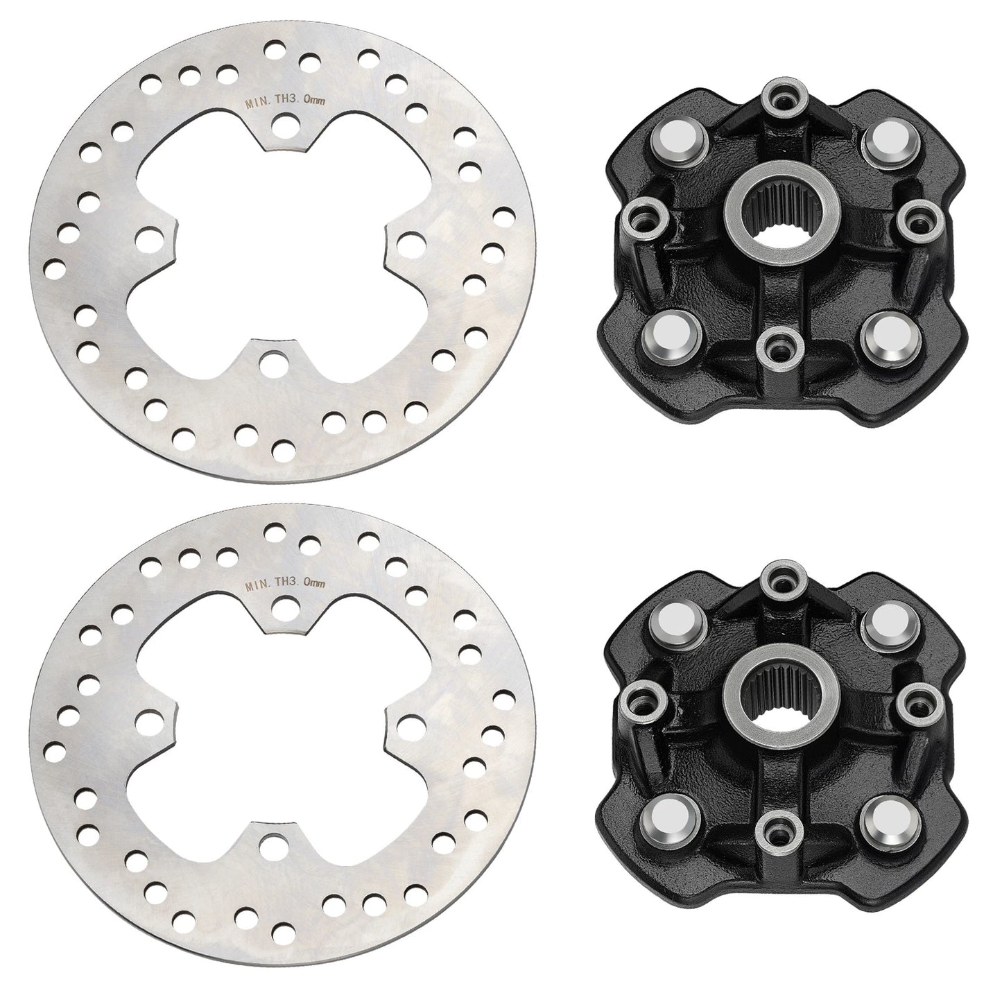 Wheel Hub Disc Front Left/Right for Honda Foreman Rubicon 500 (2010–2014)