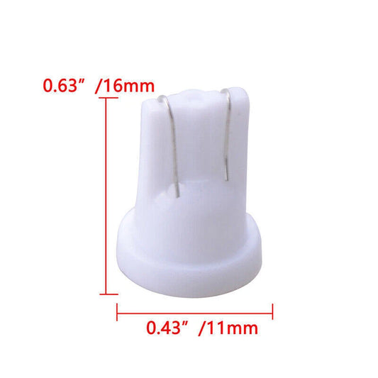 12 x 6V T10 1210 4SMD W5W 501 194 168 LED Light Bulbs for Pinball Machine