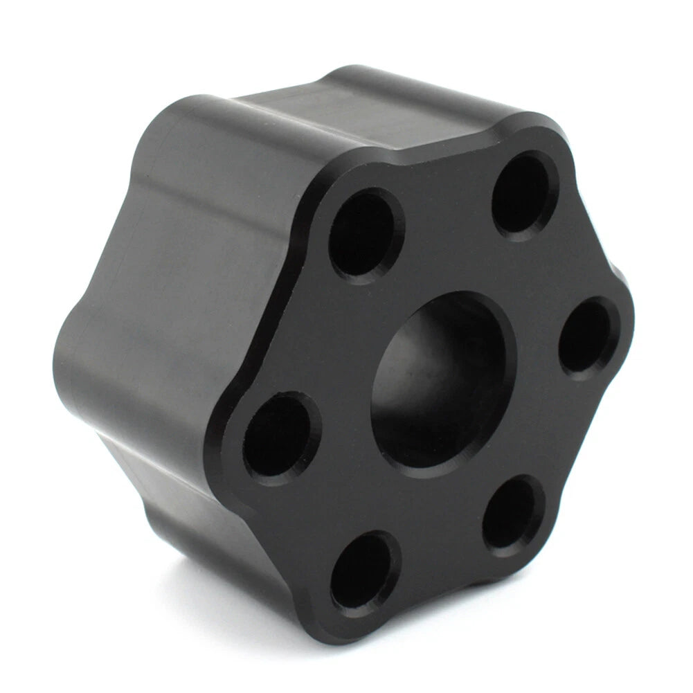 Black Solid Supercharger Coupler Isolator for Jaguar Land Rover 3.0L (2013-17)