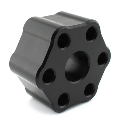 Black Solid Supercharger Coupler Isolator for Jaguar Land Rover 3.0L (2013-17)
