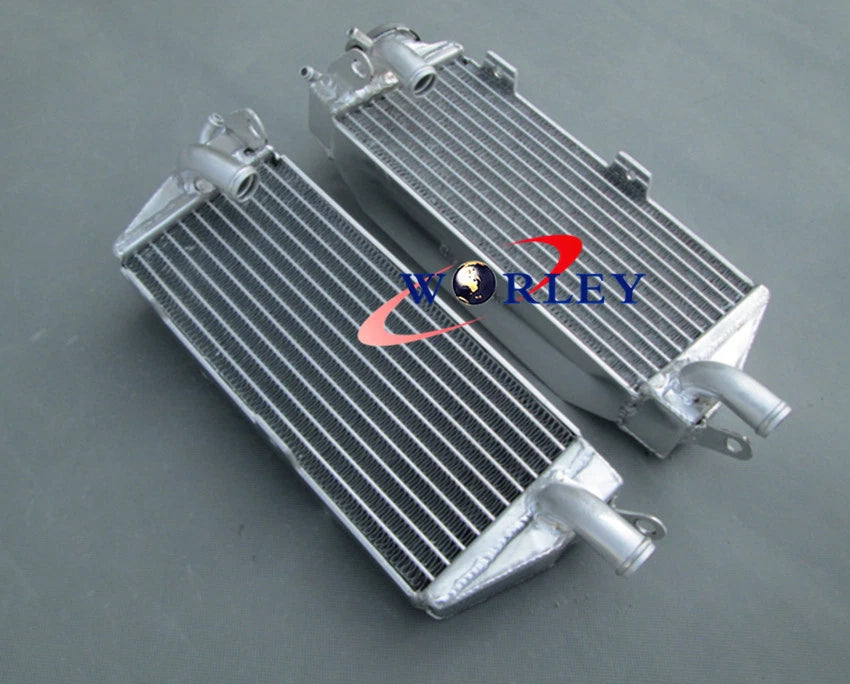 Aluminum Radiator + Red Hose for HUSQVARNA AE/CR/WR/XC 400/430/500 (84-87)