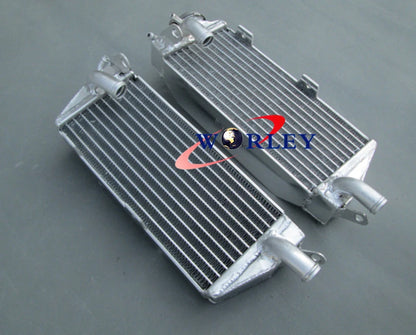 Aluminum Radiator + Red Hose for HUSQVARNA AE/CR/WR/XC 400/430/500 (84-87)