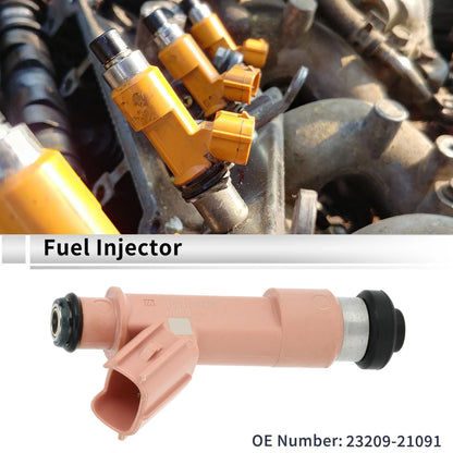 Fuel Injector 1 Pc Pink for Toyota Prius C (2012–2019)