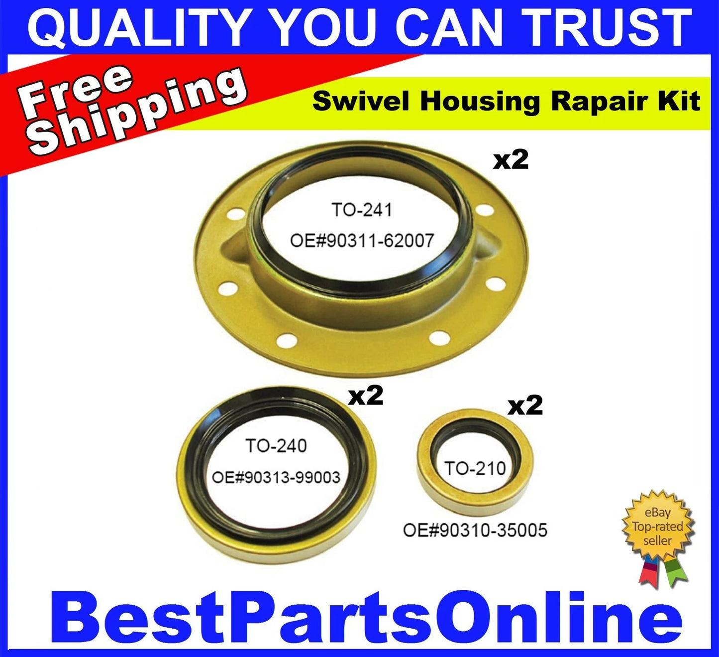 SWIVEL HUB SEAL KIT for Toyota Land Cruiser 70 Series