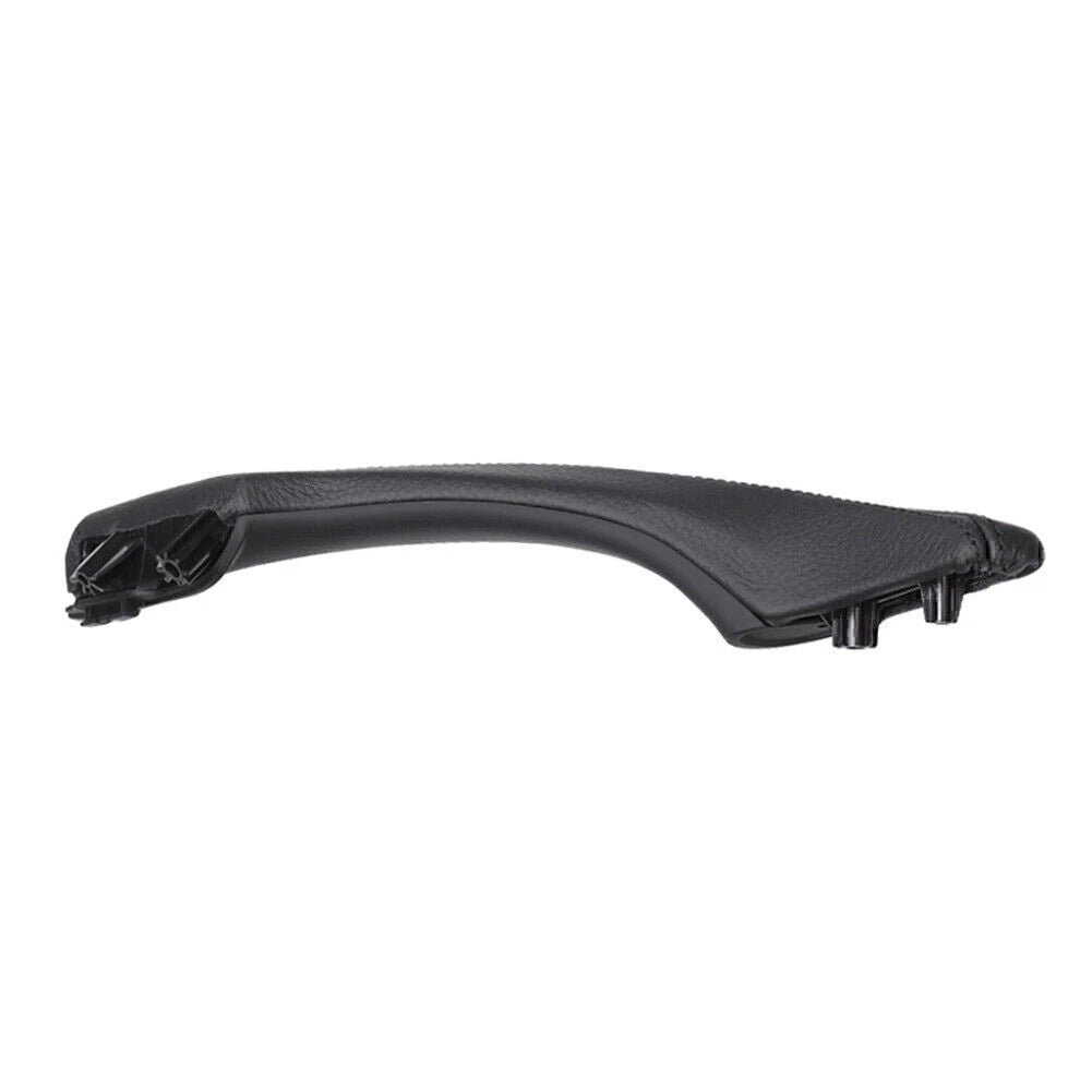 Black Leather Door Trim Pull Handle Left Side for BMW 5 Series (2010-2017)