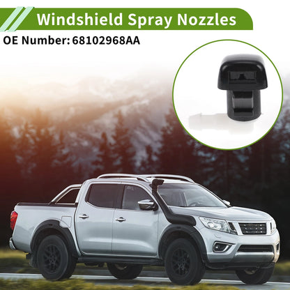 Windshield Washer Nozzle  Black for Jeep Cherokee (2014-2017)