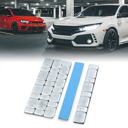 2.1oz Adhesive Back Wheel Weights Strips / 124 x 18mm 5pcs / Weights Strips for Motorcycle for Motorcycle