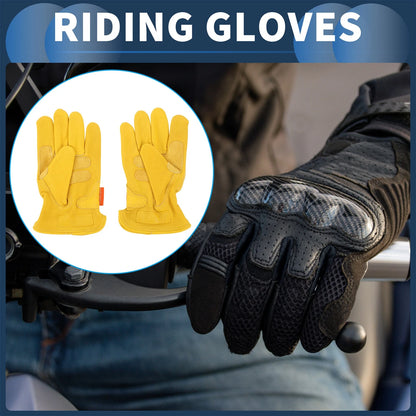 Motorcycle Gloves S 1 Pair Sheep Leather Cycling Riding Gloves for Motorcycle