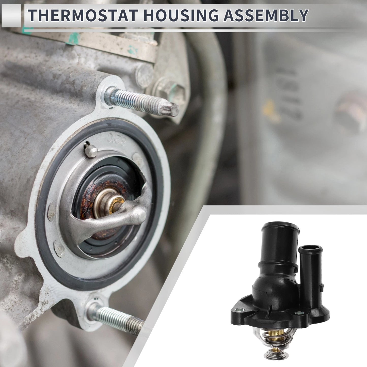 Engine Coolant Thermostat Housing for Ford Focus (2003-2011)