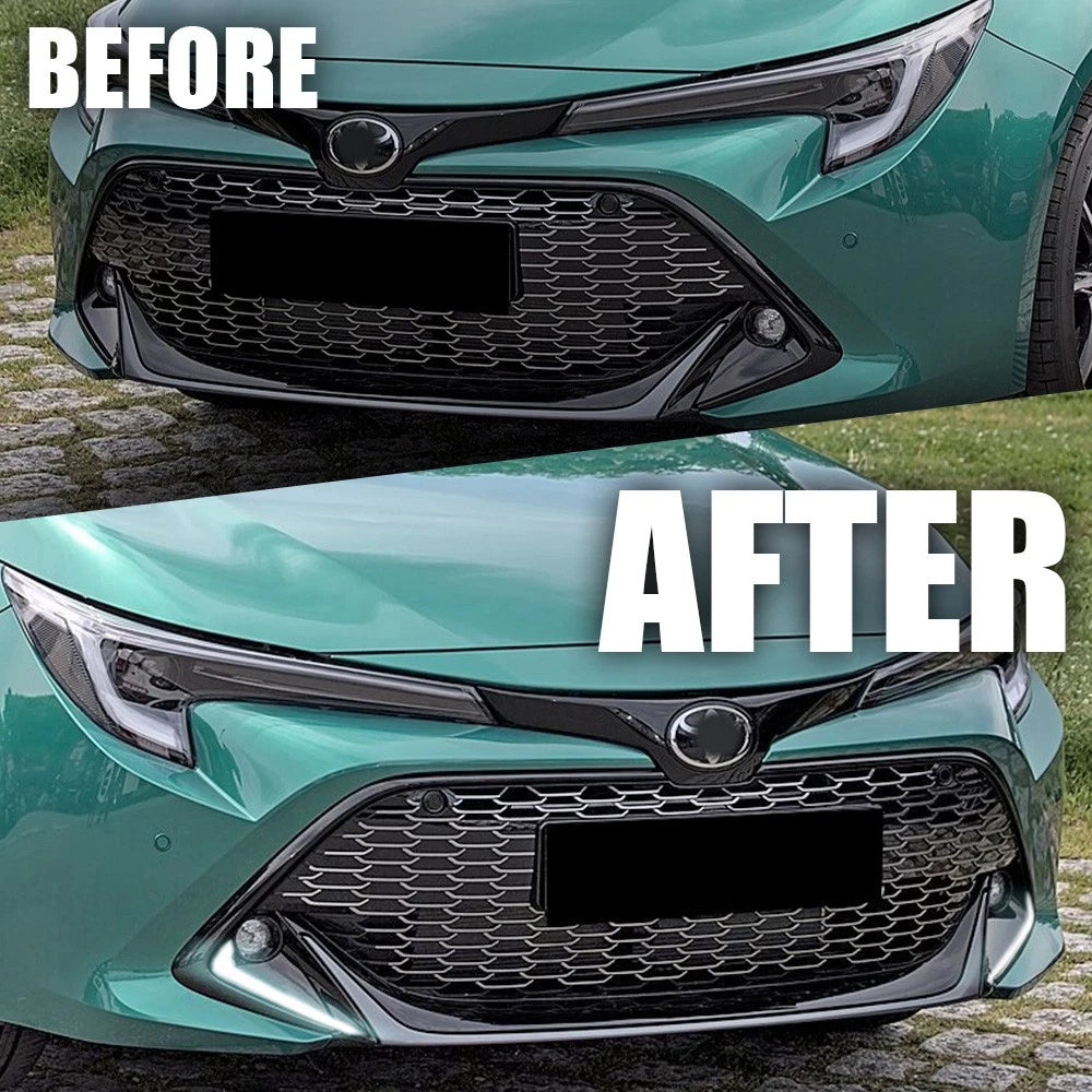 DRL Fog Lamps Daytime Running Lights 2x for Toyota Corolla Hatchback (2019–2022)