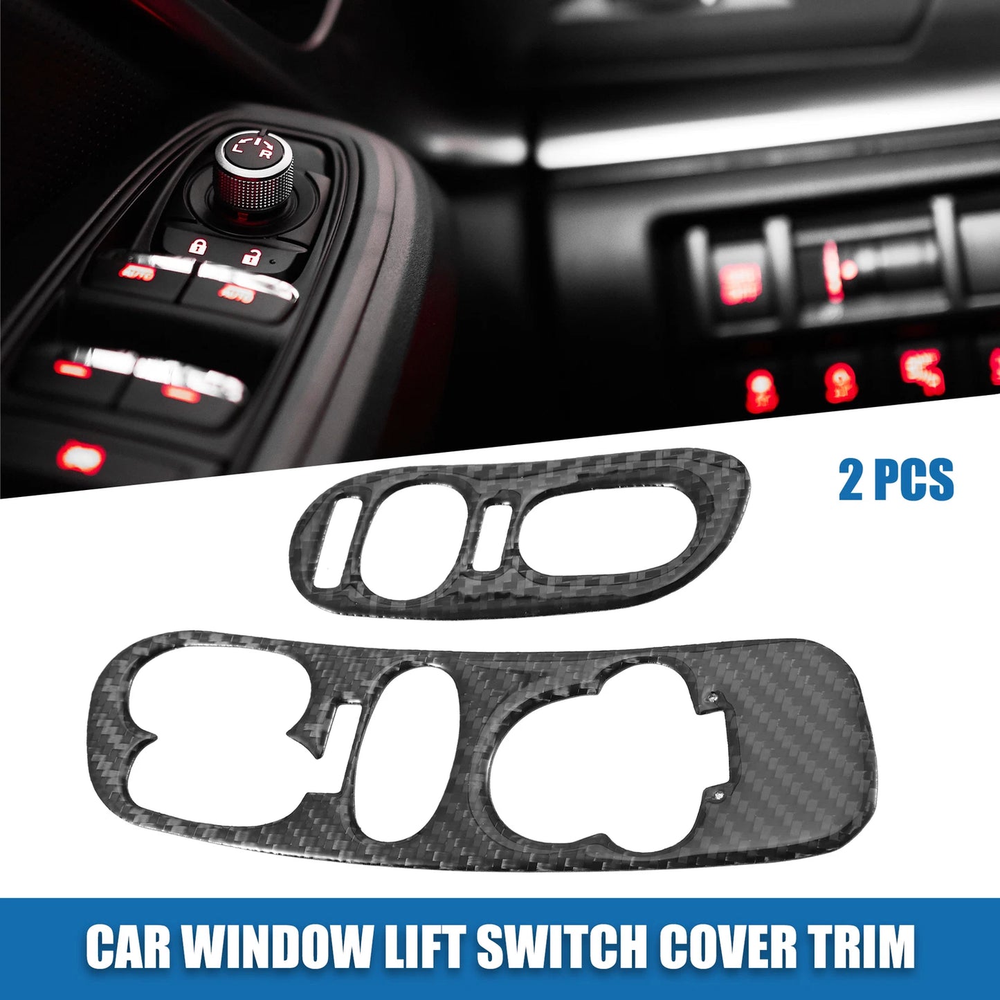 Window Lift Switch Cover for Chevy Corvette C5 (1998-2004)