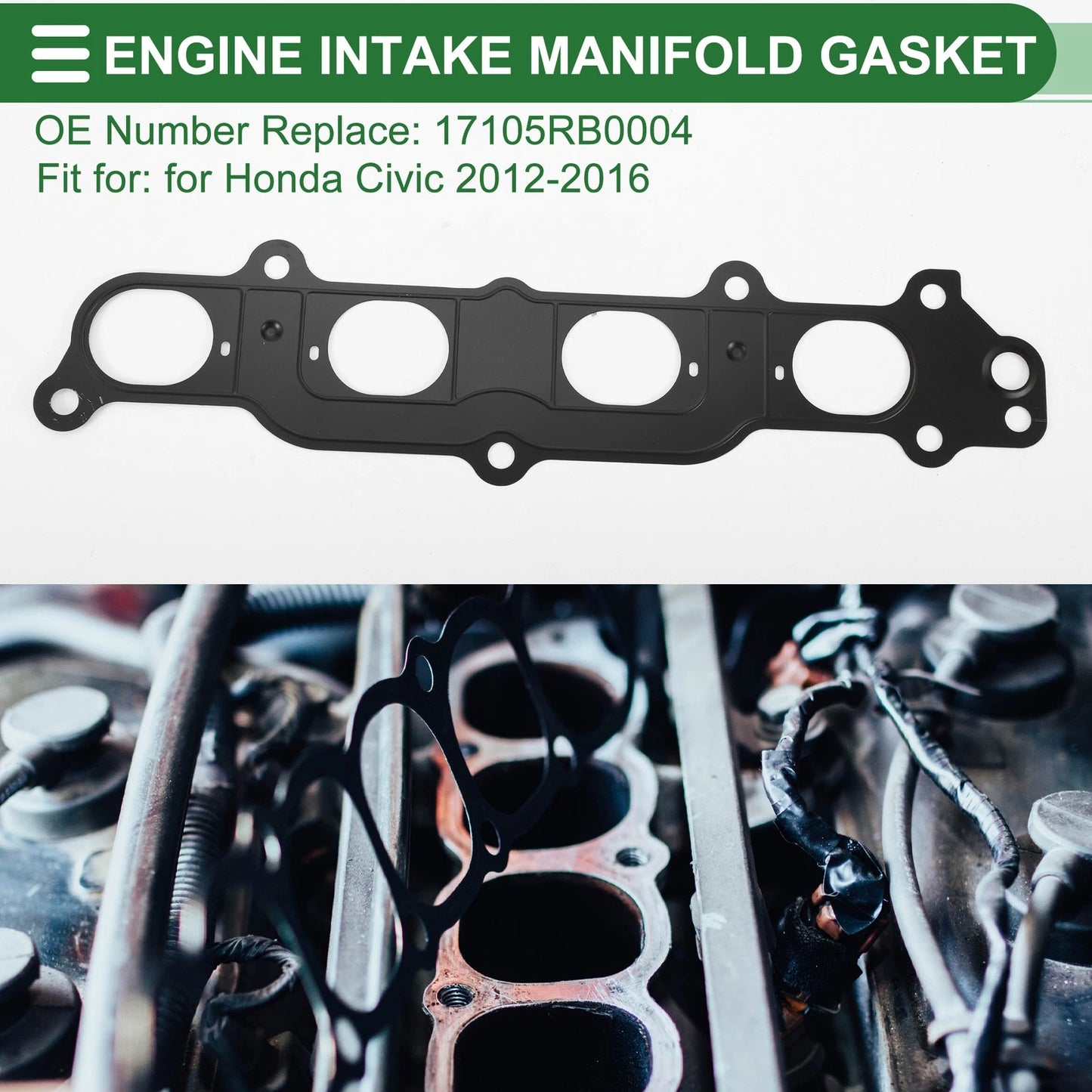 Intake Manifold Gasket for Honda Civic 2012-2016