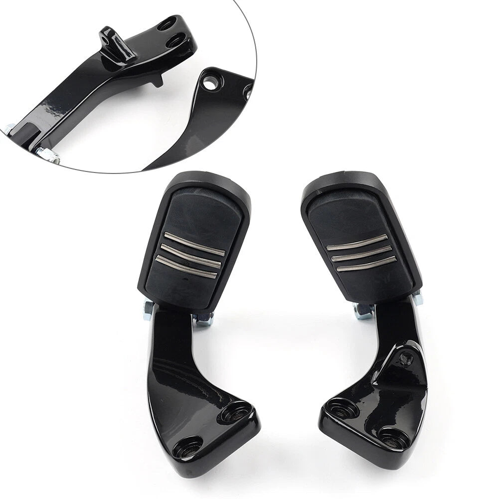 Dyna Glide Motorcycle Passenger Foot Pegs Mount Support for Harley (2006-2017)