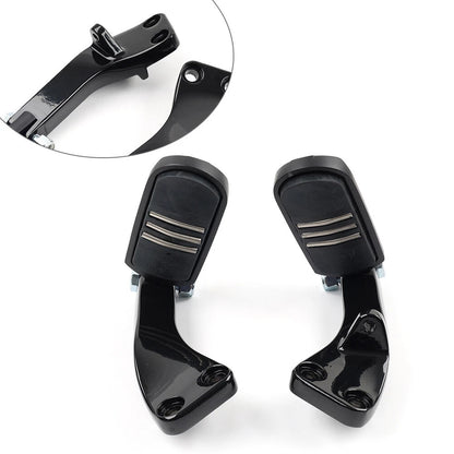 Dyna Glide Motorcycle Passenger Foot Pegs Mount Support for Harley (2006-2017)
