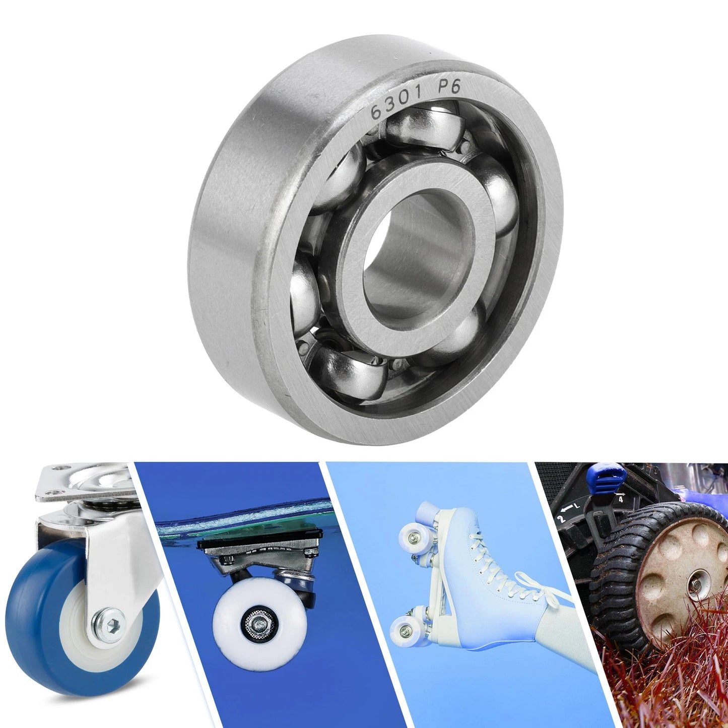 Deep Groove Ball Bearings 12x37x12mm 1 Pc for Scooter Skateboard Wheel