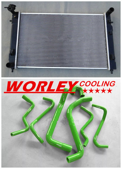 Radiator + Green Hose for Holden Commodore VT VX 3.8L V6 Petrol (1997-2002)