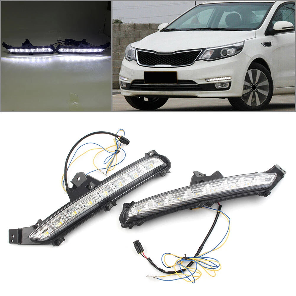 ABS LED Daytime Running Lights for KIA K2 (2015-2016)