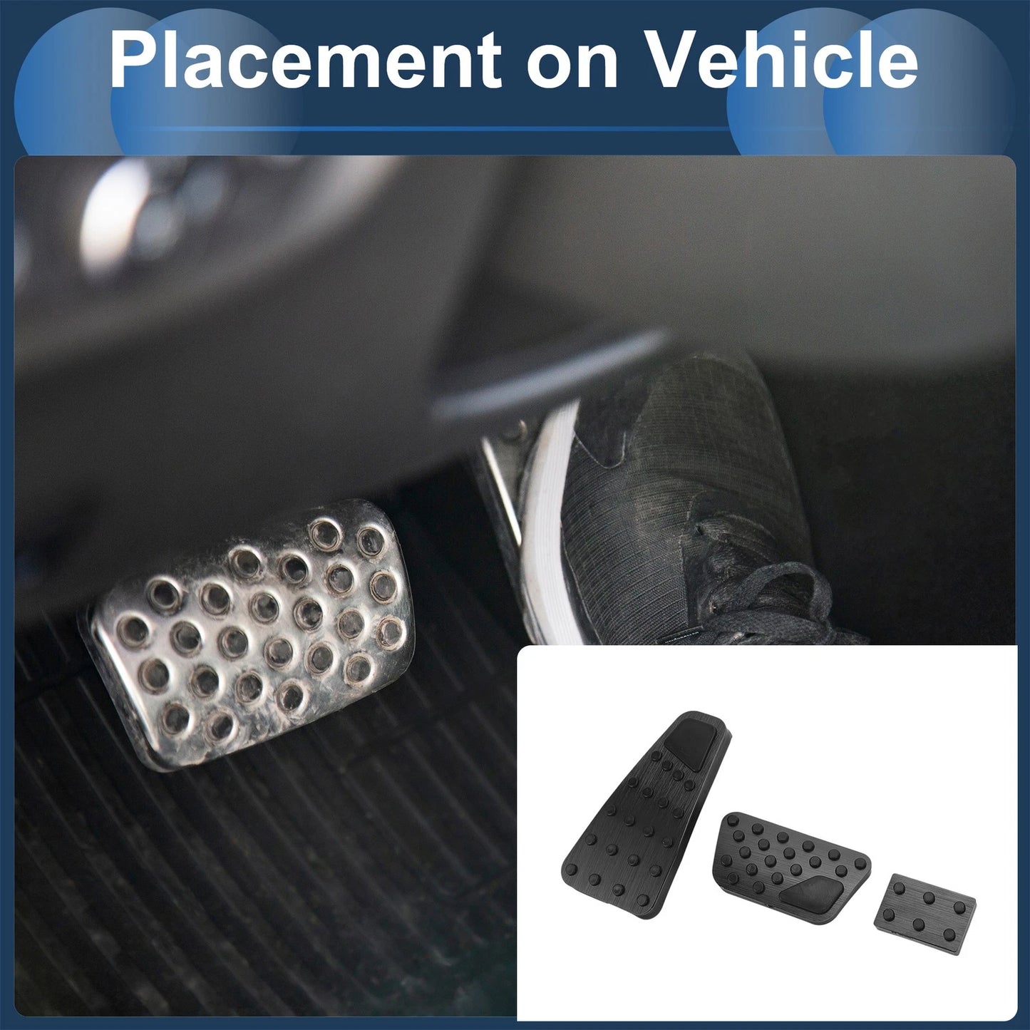 Automatic Foot Accelerator Pedal Covers for Dodge RAM 1500 (2010-2018)