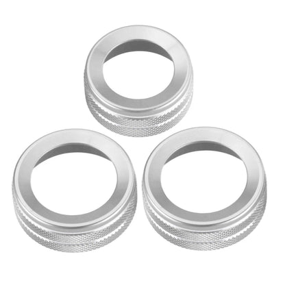 3 x A/C Volume Switch Knob Ring Cover Trim for Ford Ranger (2023-2025)