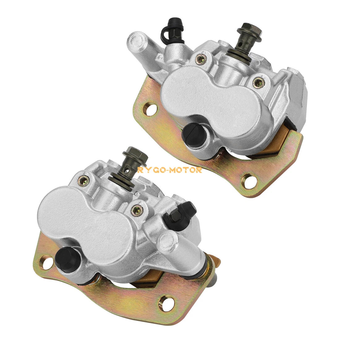 Front Left Caliper & Pads For Yamaha Rhino 450 660 700 YXR (2004–2013)