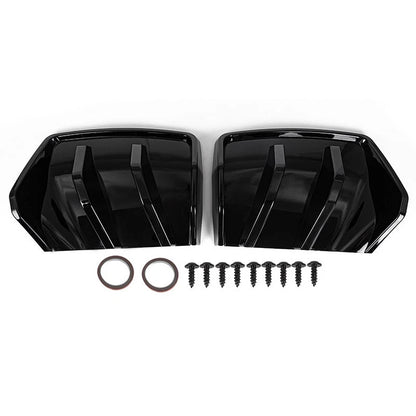 Big Fin Gloss Black Rear Bumper Diffuser Kit for Corvette C7 Z06 (2014-2019)