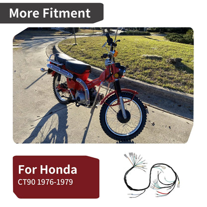 Main Wire Wiring Harness for Honda CT90 Trail (1976–1979)