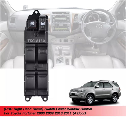 Power Window Switch for 4Dr Toyota Fortuner (2008-2011)