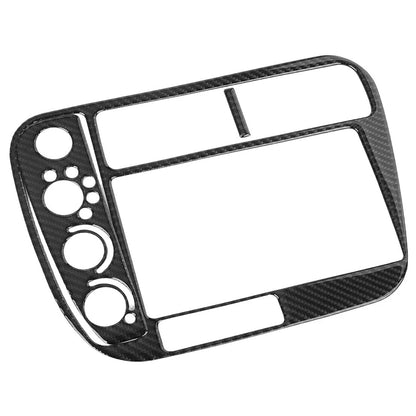 Carbon Fiber A/C Radio Cover Trim for Honda Civic (1999-2000)
