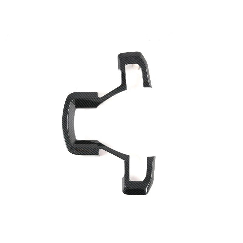 ABS Carbon Style Steering Wheel Moulding Panel Cover Trim for 15-19 Ford F-150
