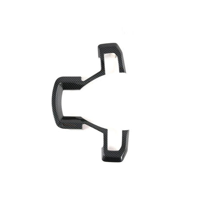ABS Carbon Style Steering Wheel Moulding Panel Cover Trim for 15-19 Ford F-150
