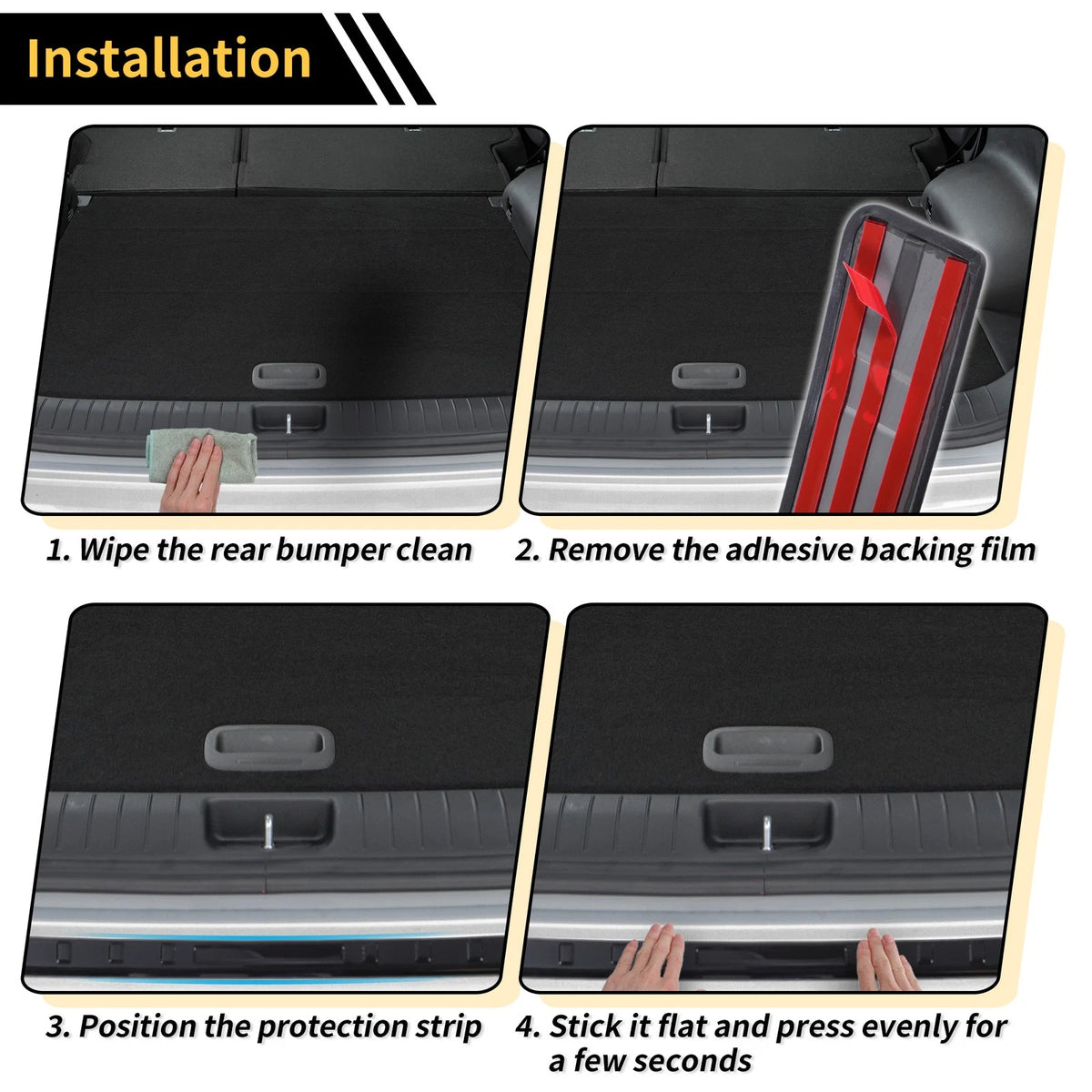 Rear Bumper Topper for Honda Odyssey 2022-2025 Black 1 Pcs