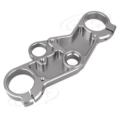 Gray Upper Front Triple Tree End Top Clamp for Suzuki GSXR600 750 1000 (2001-2023)