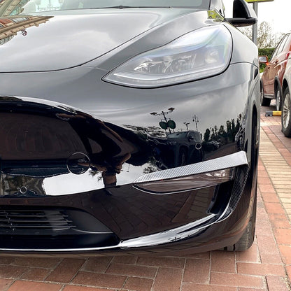 2 x Front Bumper Air Vent Trim Covers for Tesla Model Y (2020-2024)