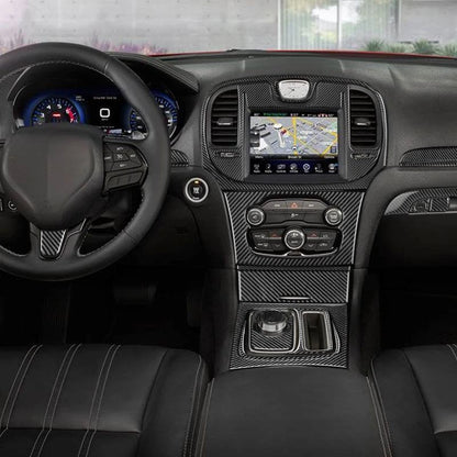 Real Carbon Fiber Interior Full Set Cover Trim Kit for Chrysler 300 2011-2023