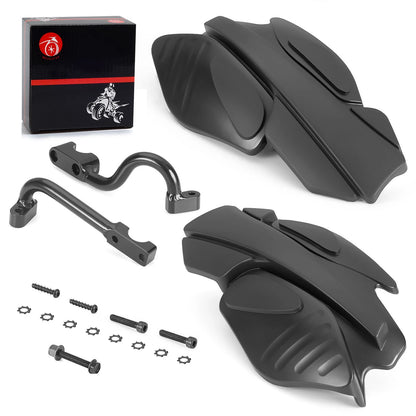 Left & Right Black Hand Guard w/ Bracket for Polaris Sportsman XP 1000 (2015-2024)