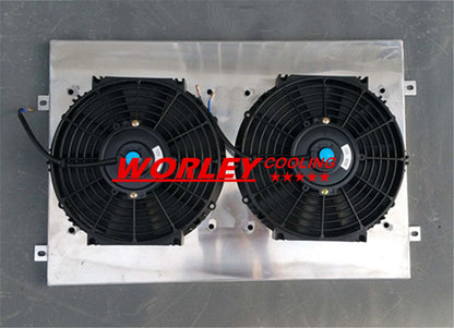 Aluminum Radiator with Shroud & Fan for Nissan D21 Pathfinder Pickup (1986-1997)