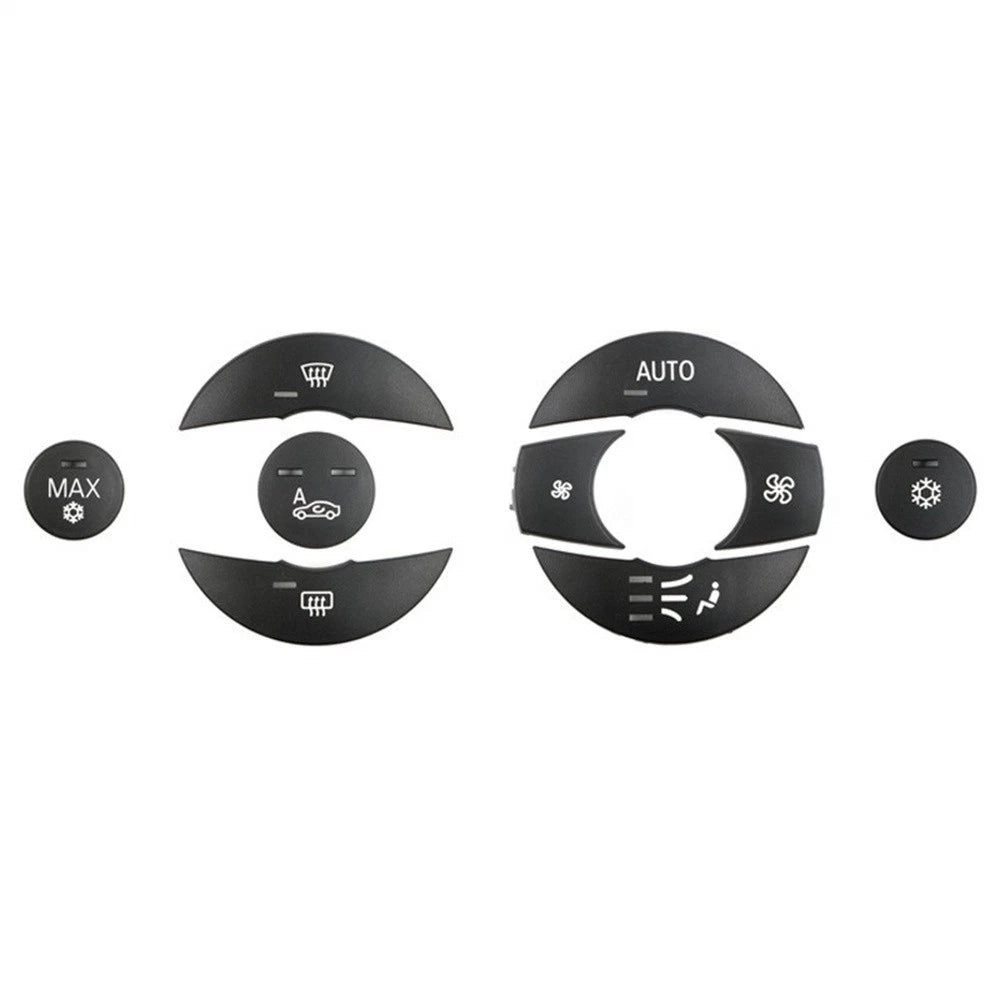 9 Pcs Black AC Control Switch Buttons for BMW Z4 (2009-2016)