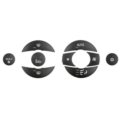 9 Pcs Black AC Control Switch Buttons for BMW Z4 (2009-2016)