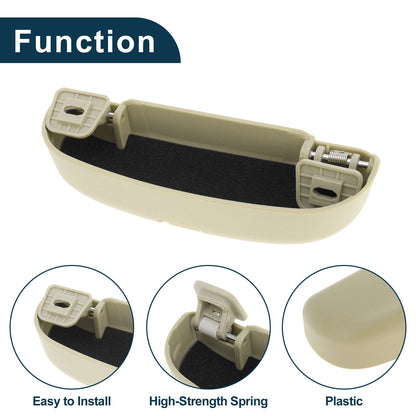 Sunglasses Case for Mitsubishi Outlander Eyeglasses Holder Storage Box Beige