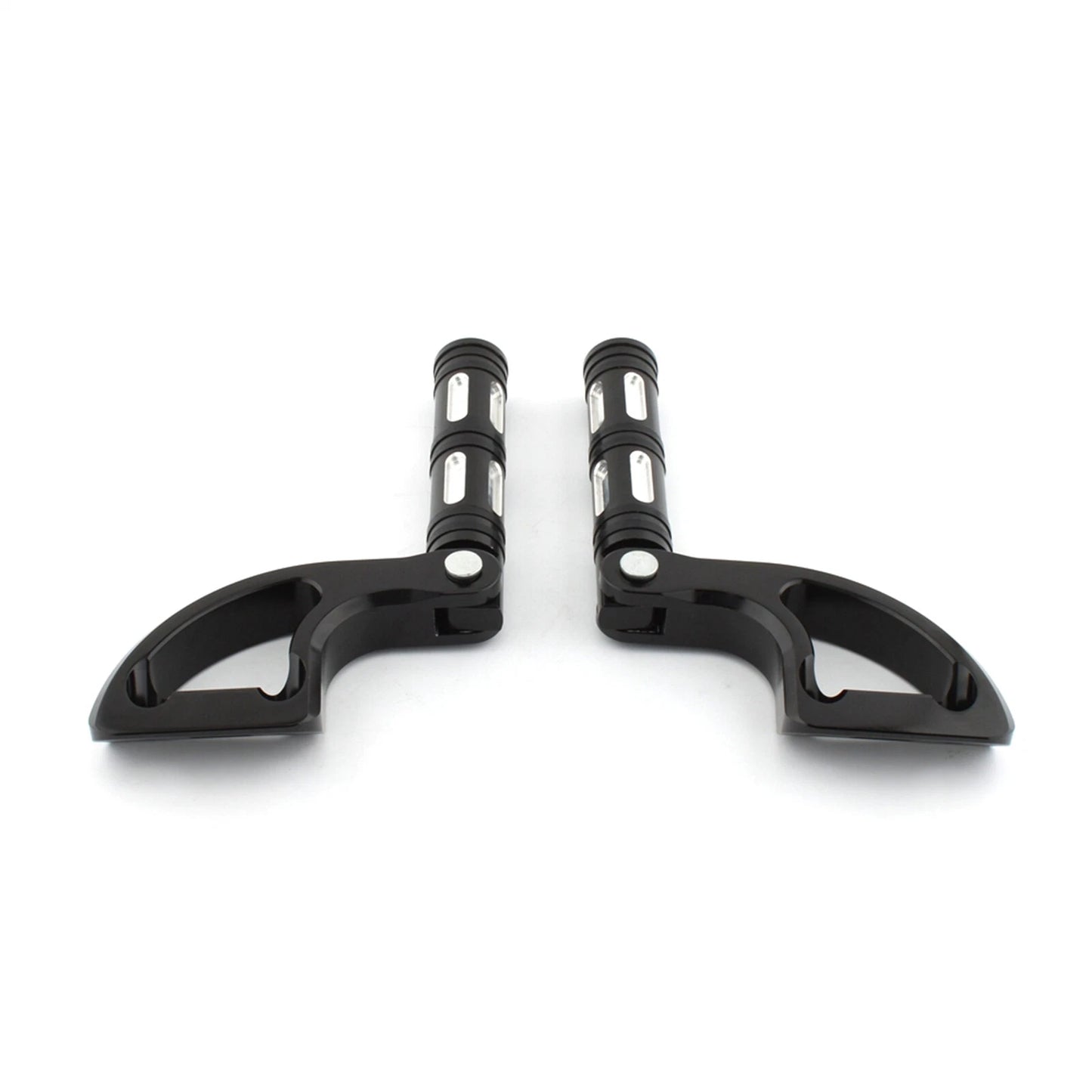Black Passenger Footrest Peg Mount for Harley V-Rod VRSCA (2002-2006)